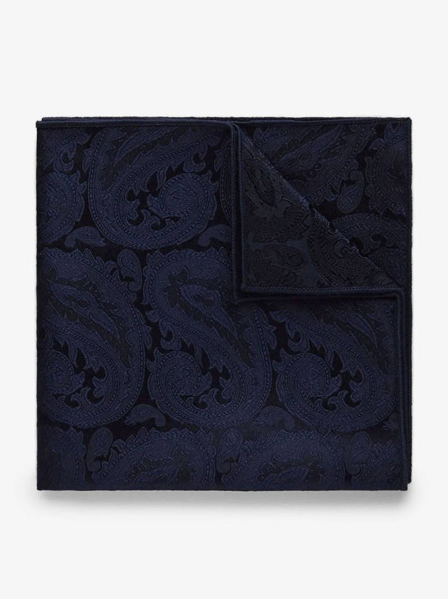 Dark Blue Pocket Square Formal