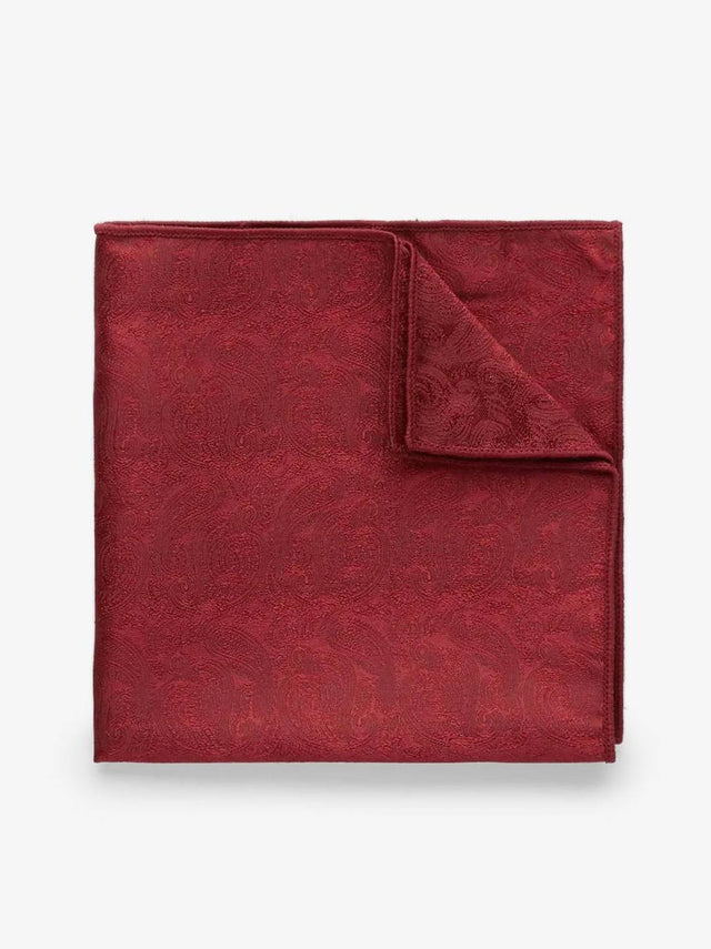Burgundy Pocket Square Formal