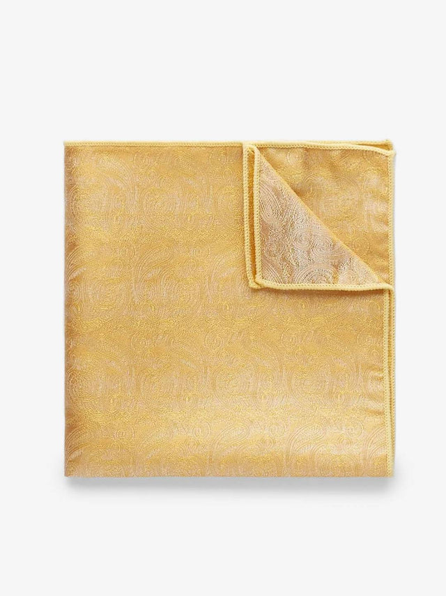 Gold Pocket Square Formal