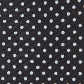 And White Small Spot Printed Silk Tie