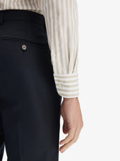 Beige Striped Shirt