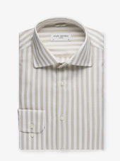 Beige Striped Shirt