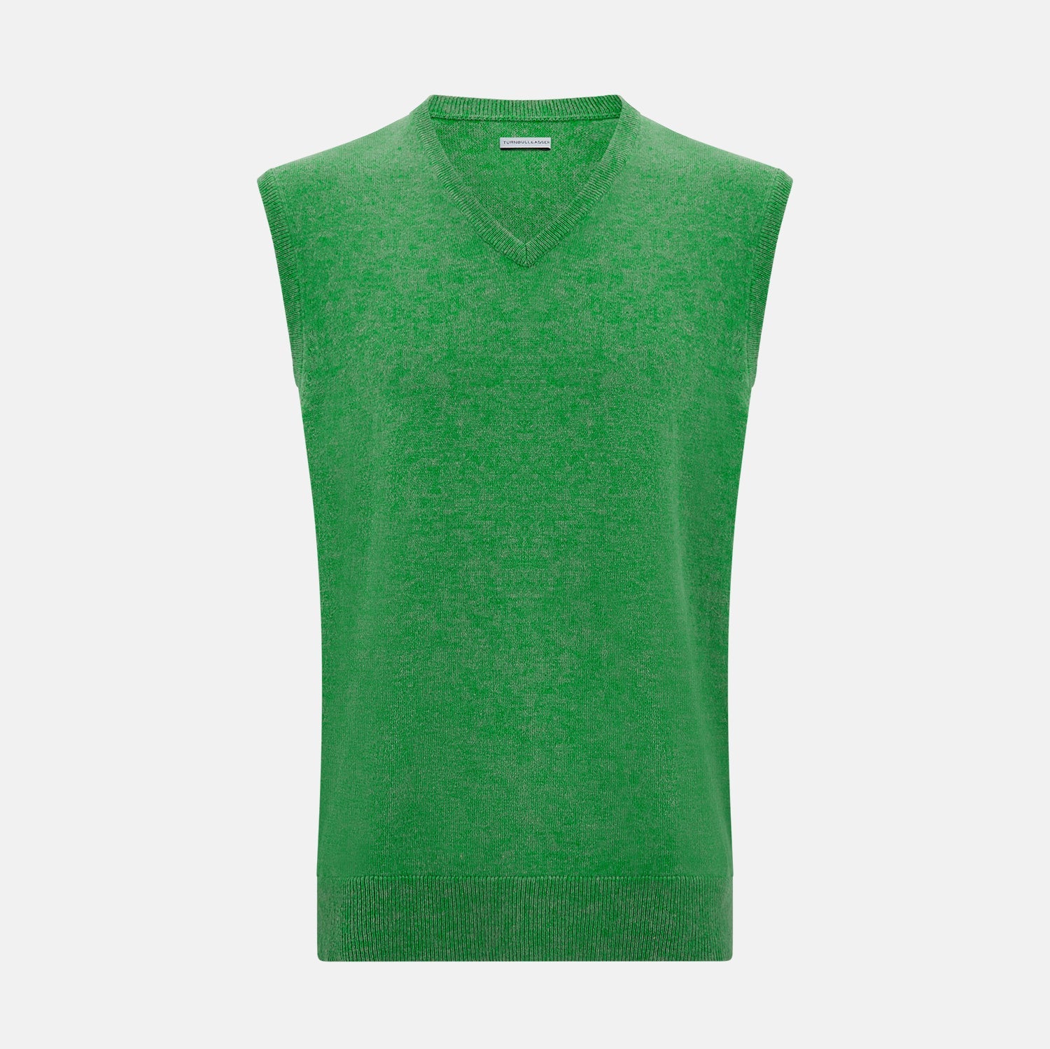 Fern Green V Neck Sleeveless Vest