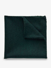 Dark Green Cashmere Pocket Square