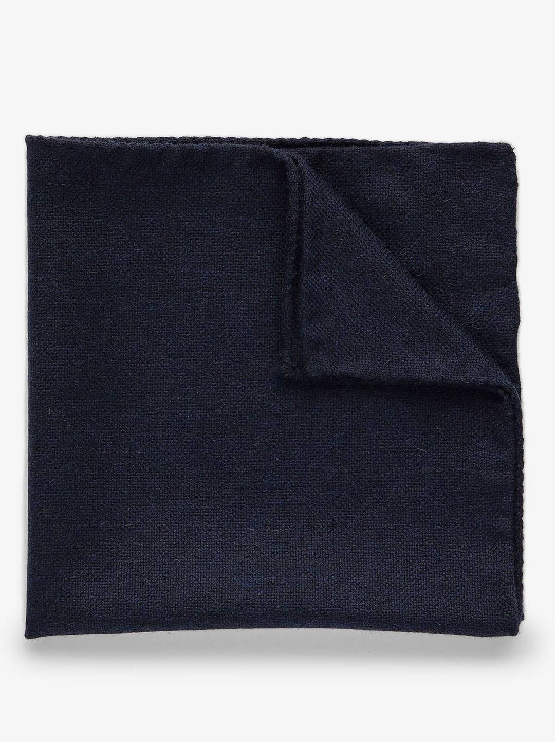 Dark Blue Cashmere Pocket Square