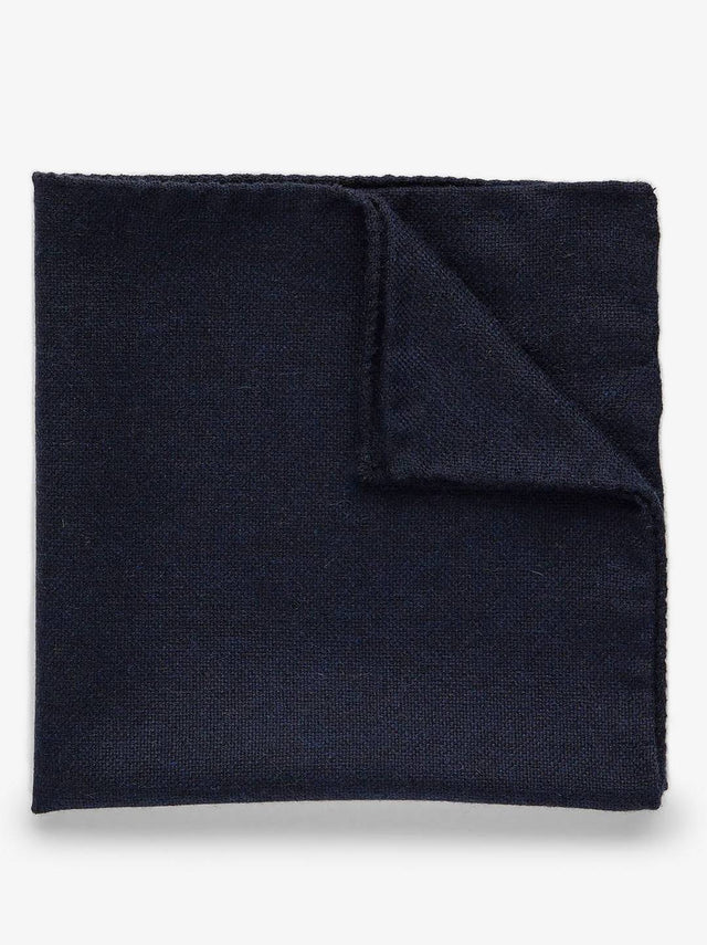 Dark Blue Cashmere Pocket Square