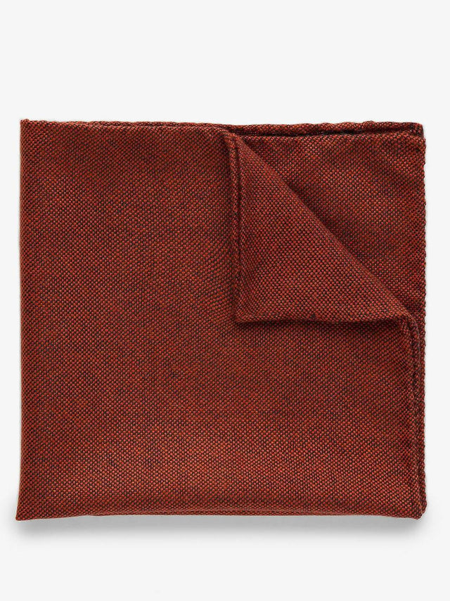 Orange Cashmere Pocket Square