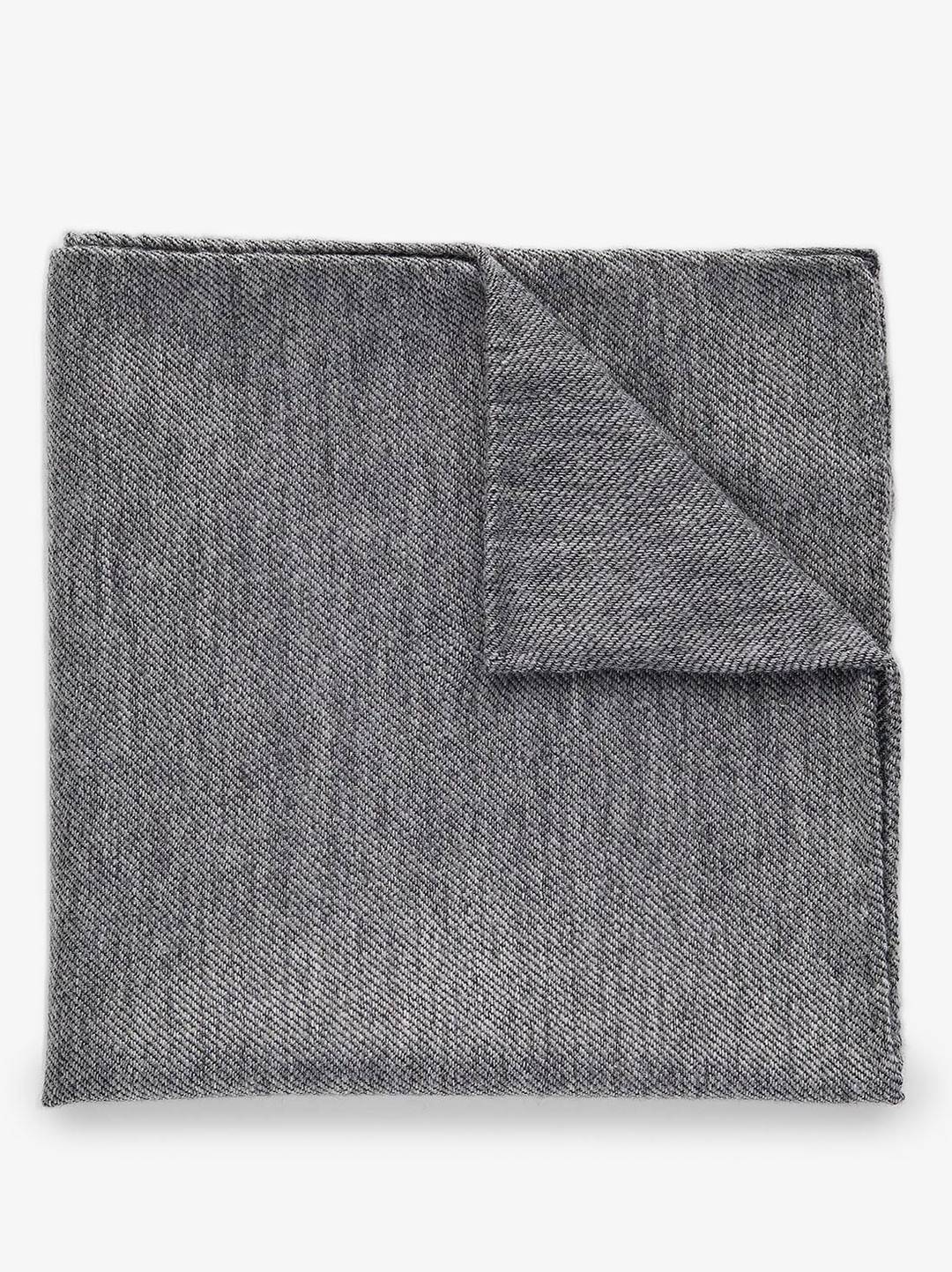 Cashmere Pocket Square Light Grey