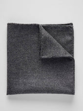Grey Cashmere Pocket Square