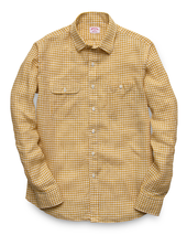 Linen Gingham Patch Pocket Utility (Yellow)