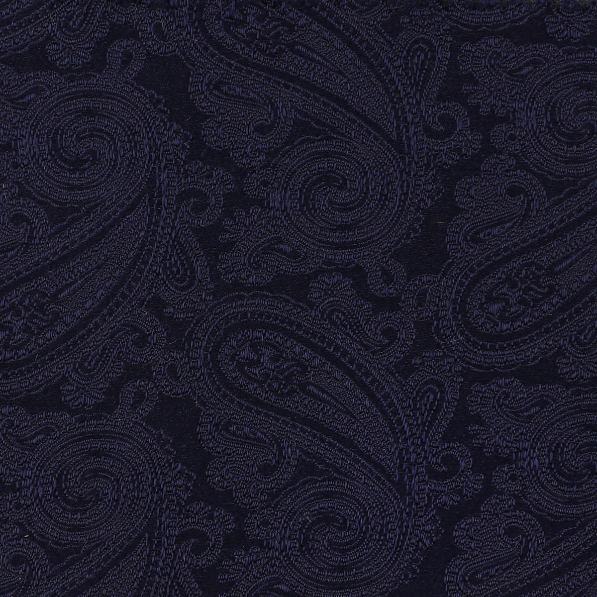 Paisley Jacquard Bespoke Silk Tie Midnight