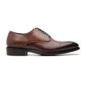 Romero, Cap-toe Oxford - Cocoa Beige | Hand Welted | Patina Collection