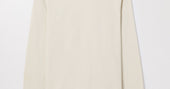 Off White Long Sleeve T-Shirt | Organic Cotton Crewneck | Asket