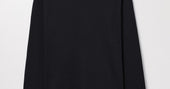 Black Long Sleeve T-Shirt | Organic Cotton Crewneck | Asket