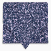 Lilac Paisley Silk Cravat