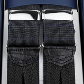 Hardy Minnis Glencheck Wool Braces