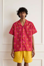 Block Printed Floral Shirt