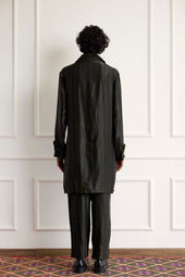 Silk Stripe Pants