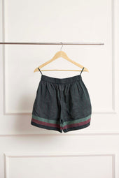 Floral Appliqu Shorts