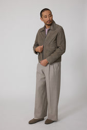 Flight Jacket Lamb Suede