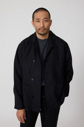 Work Jacket Washed Linen