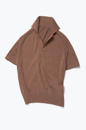 Short Sleeve Polo Cotton Moulin