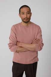 Long Sleeve Knit T Shirt Wool Silk