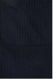 Drawstring Short Wool Seersucker
