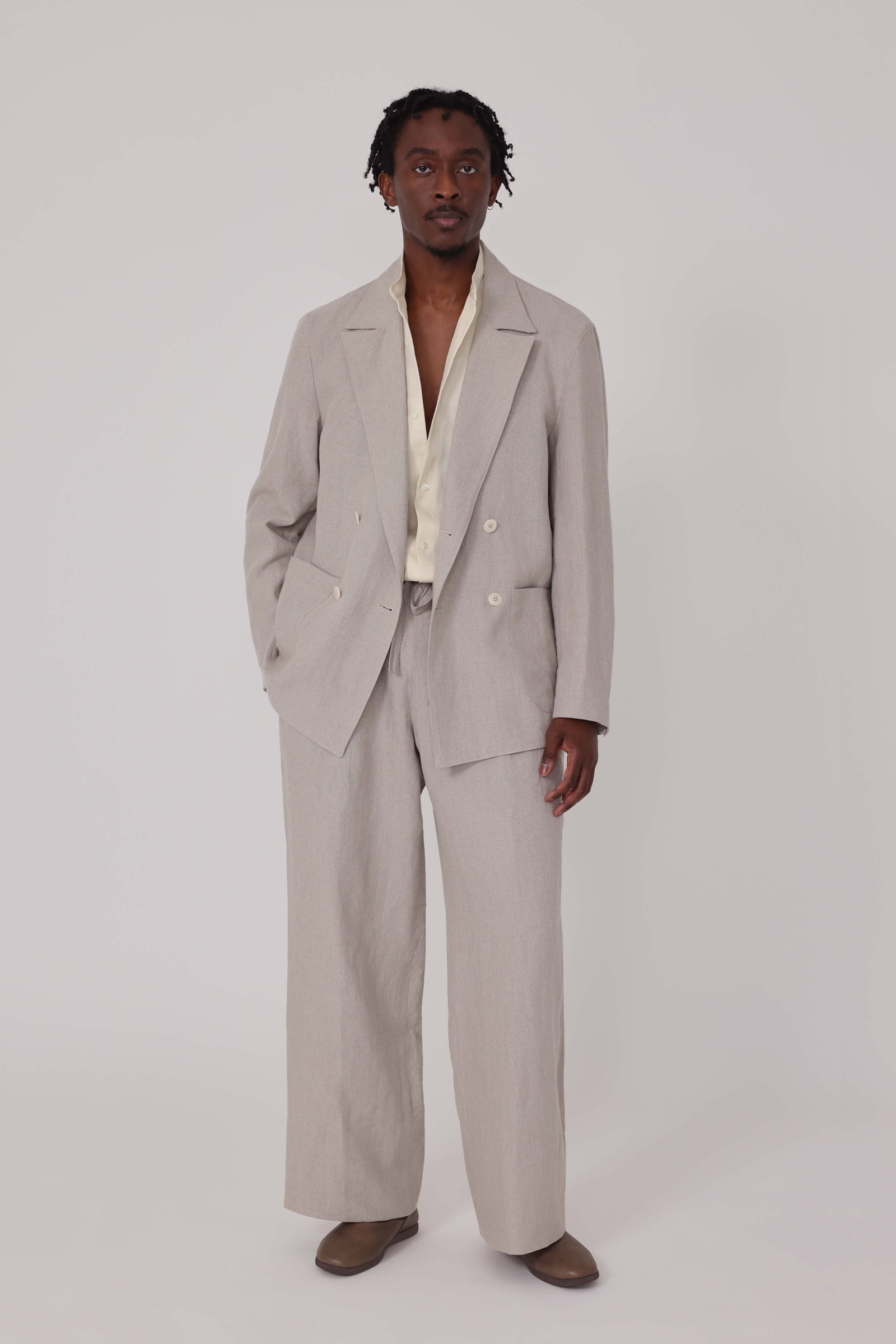 Double Breasted Shirt Jacket