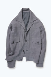 Road Jacket Wool Linen Silk Deco Twill