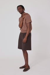 Short Sleeve Polo Cotton Moulin