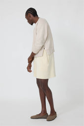 Side Button Crewneck Sweatshirt