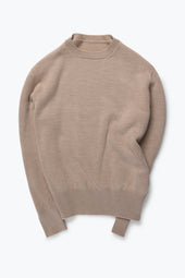 Crewneck (Oat Naturally Dyed Merino Wool)