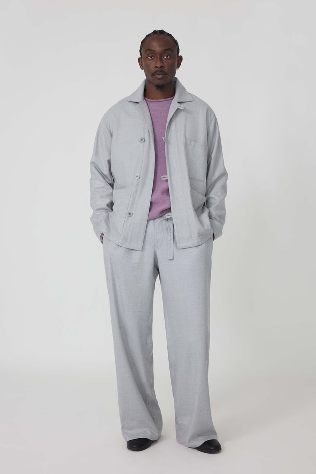 Work Jacket (Pearl Moss Flannel)
