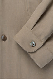 Crewneck Shirt Brushed Silk Cotton Linen