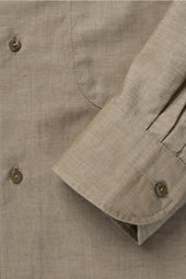 Spread Collar Shirt Naturally Dyed Brushed Cotton