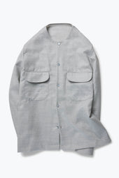 Crewneck Shirt (Pearl Wool Basketweave)