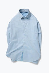 Button Down Collar Shirt (Ice Naturally Dyed Brushed Cotton)