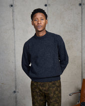 Shetland Wool Crew Neck Sweater