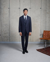 Single Pleat Trouser Woollen Flannel