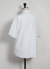 REIDAR | Loose Fit Short Sleeve Shirt | White