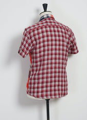 JONNY | Short Sleeve Shirt | Red Checks