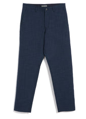 KEN | Casual Trousers | Crinkle Blue