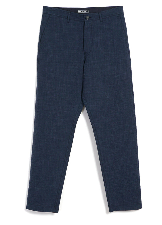 KEN | Casual Trousers | Crinkle Blue