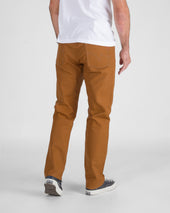 17oz Duck Relaxed Tapered Cut Jeans - Brown