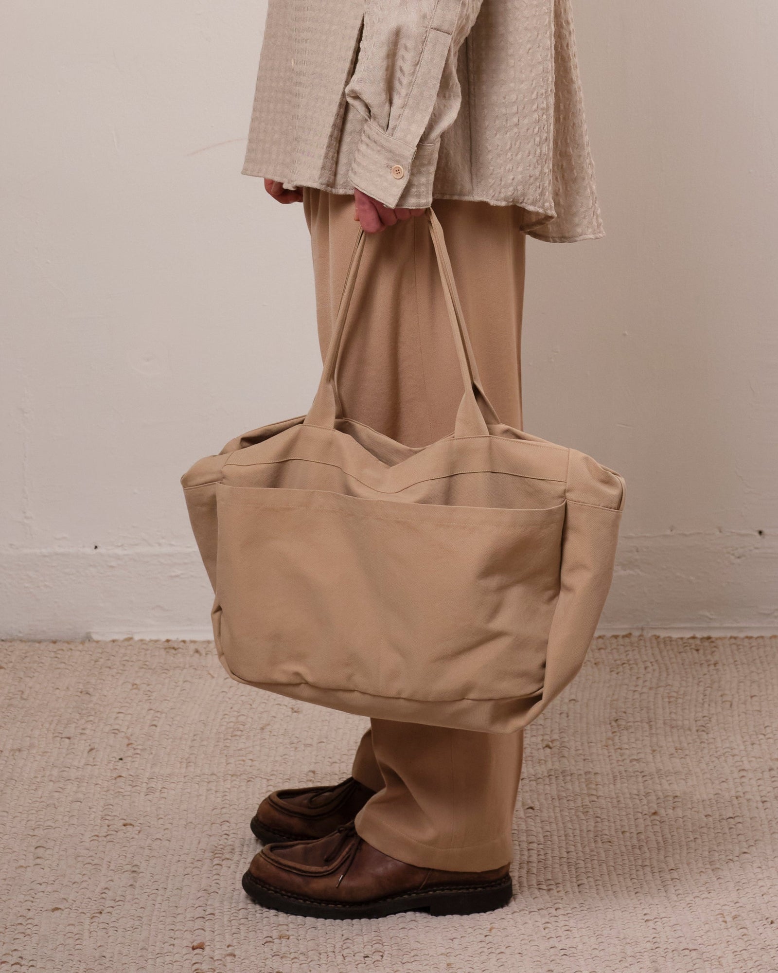 Overnight Bag Light Beige
