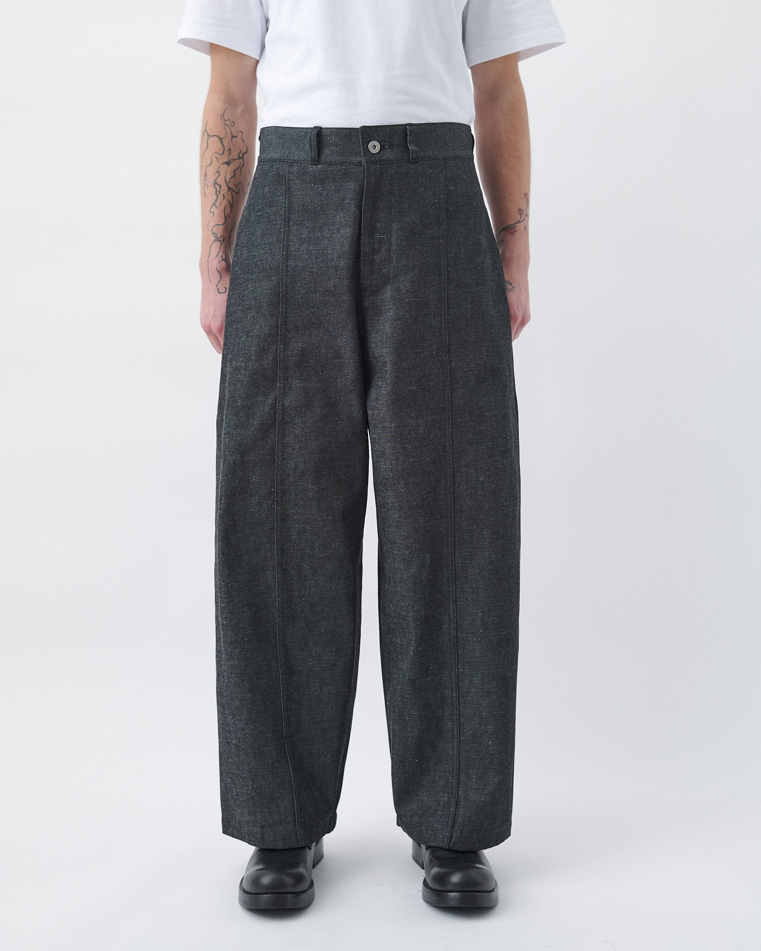 Aw26 Welt Trouser Denim Raw Black