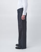 Straight Rivet Trouser Denim - Raw Indigo