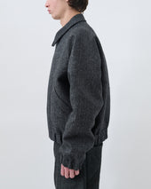 Jiji Jacket - Charcoal Herringbone