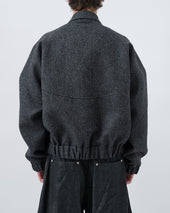 Jiji Jacket - Charcoal Herringbone
